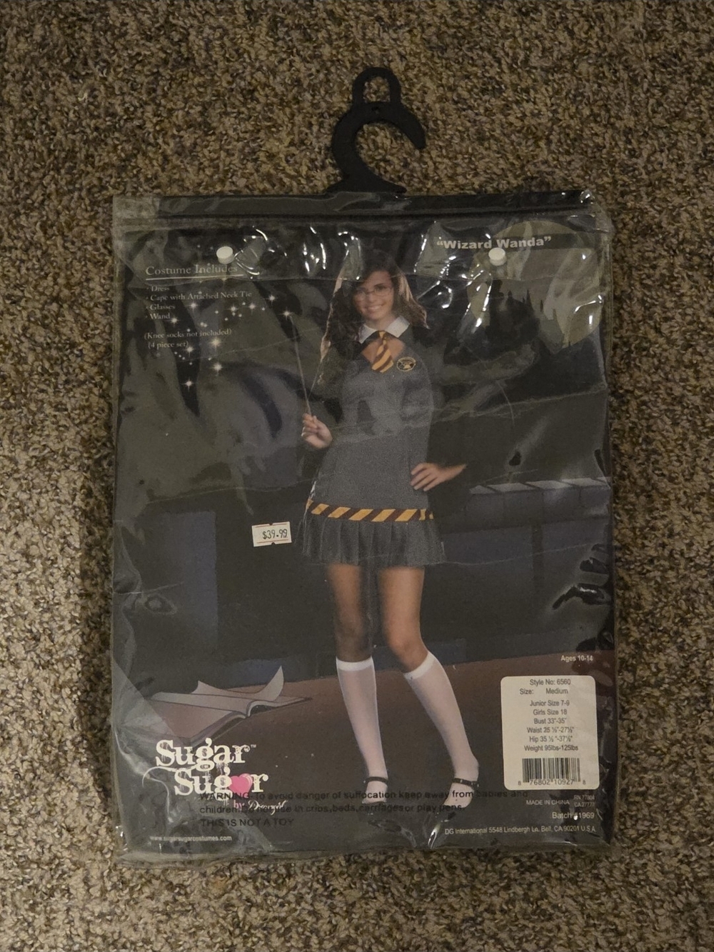 Wizard Wanda Schoolgirl Costume Harry Potter Hermione Granger